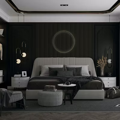 Creme Suede fabric Bed - Luxurious Sleeping Experience and Elegant Design-BEDQLTFB03