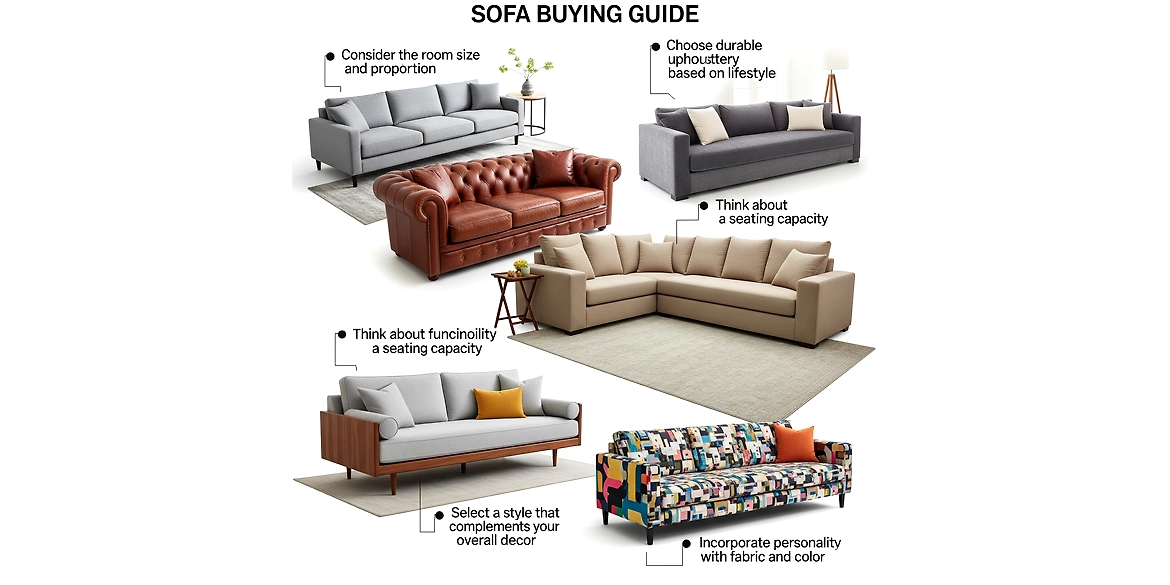 5 Essential Tips for Choosing the Right Sofa for Your Home in Delhi.