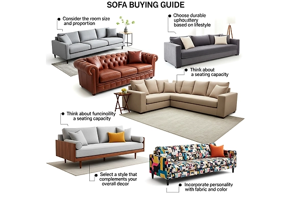 5 Essential Tips for Choosing the Right Sofa for Your Home in Delhi.