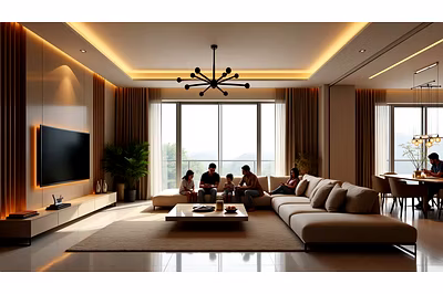 Modern Luxury Living Room Design