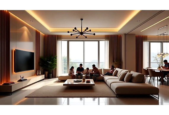 Modern Luxury Living Room Design