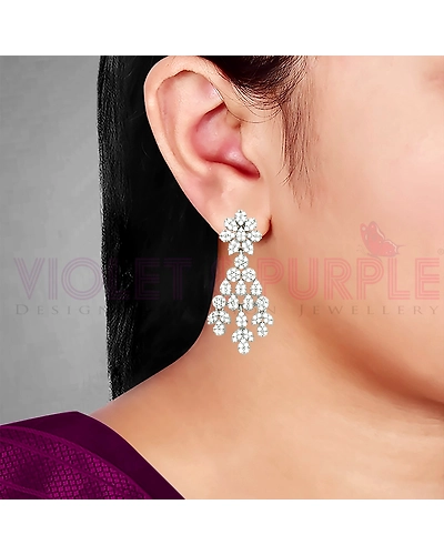 Cubic Zirconia Fashion Jewellery Necklace Set 91064 for Women-1