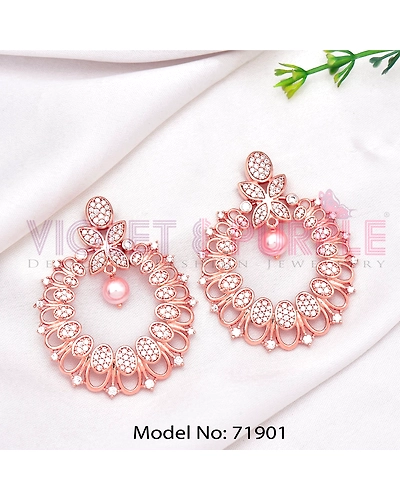 CZ CHANDBALI EARRINGS 71901-2