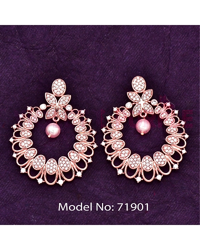 CZ CHANDBALI EARRINGS 71901-4