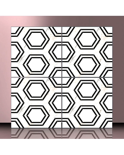 WHITE HEXAGON-1
