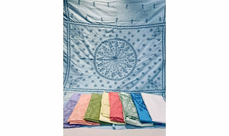Chikankari bedsheet