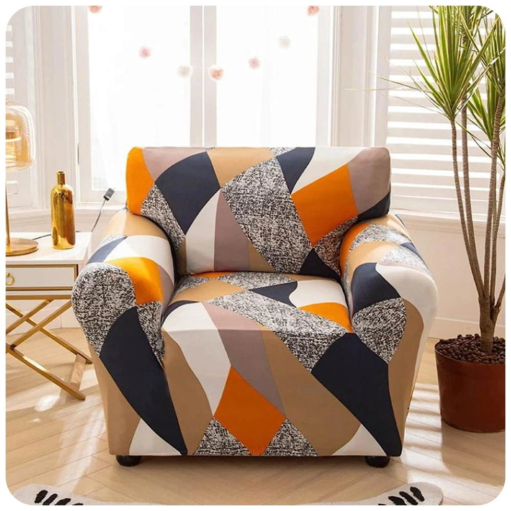 Sofa Cover D2 Printed-3 Seater-1