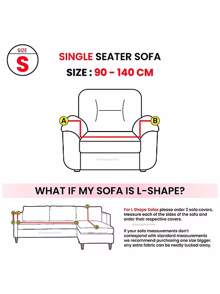 Sofa Cover D2 Printed-3 Seater