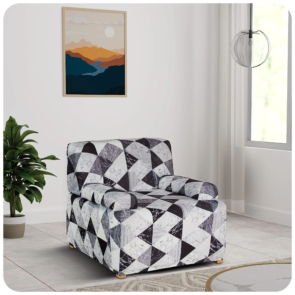 Sofa Cover D5 Printed-3 Seater-2