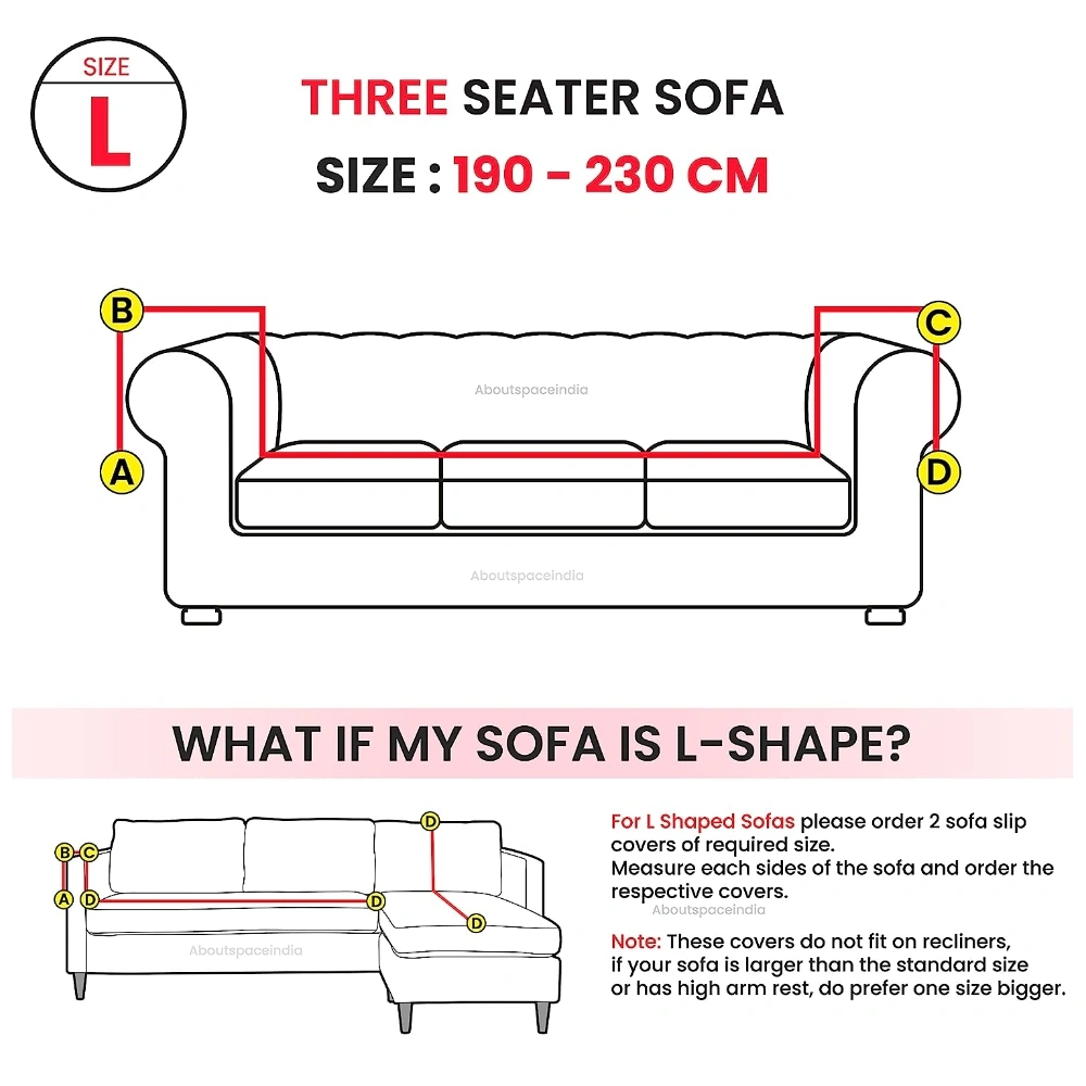 Sofa Cover D19 Printed-3 Seater-5