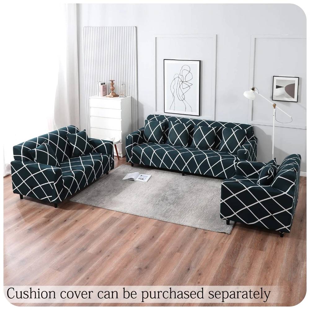 Sofa Cover D19 Printed-3 Seater-2