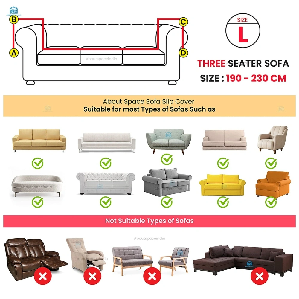 Sofa Cover D18 Printed-3 Seater-7