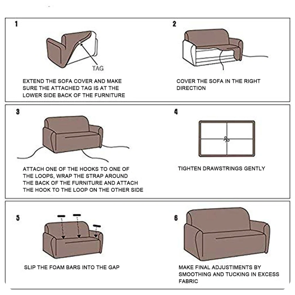 Sofa Cover D35 Emboss-3 Seater-6