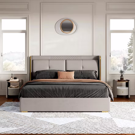 Nova King & Queen Upholstered Bed - Customisable