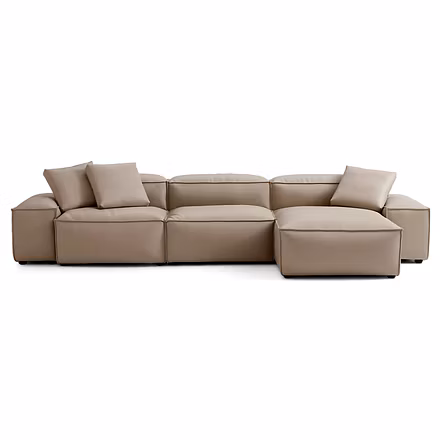 Opulence - Corner Chaise Sofa - Sectional Customisable L shape-18