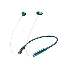 OPPO Enco M31 Wireless Bluetooth in Ear Neckband Earphones with Mic, Support AI-Powered Noise Reduction During Calls, IPX5 Water Resistant,Supports Android (Green)