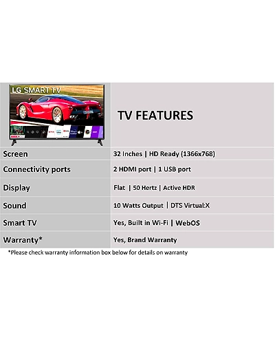 LG 80 cm (32 inches) HD Ready Smart LED TV 32LM563BPTC (Dark Iron Gray) (2020 Model)-2
