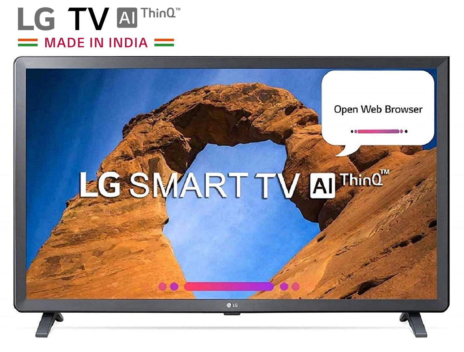 LG 80 cm (32 inches) HD Ready LED Smart TV 32LK628BPTF (Black)-2