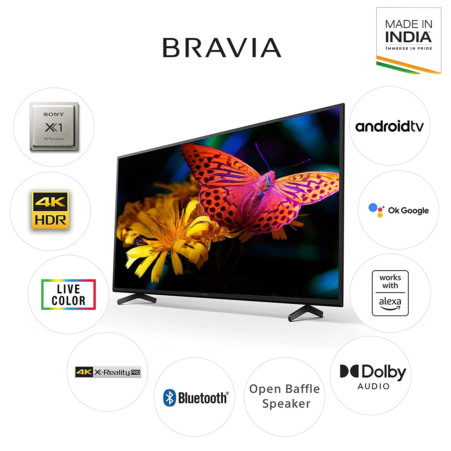 Sony Bravia 108 cm (43 inches) 4K Ultra HD Smart Android LED TV KD-43X74 (Black) (2021 Model) | with Alexa Compatibility-2