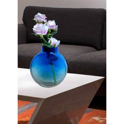 craftfry Glass Vase (18 cm., Multicolor)