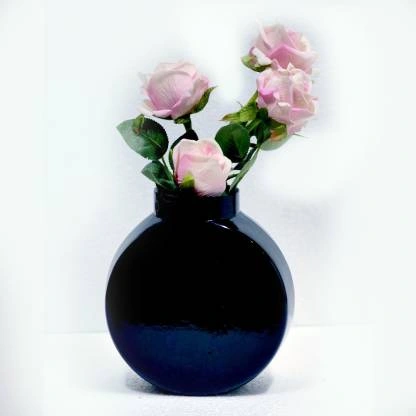 craftfry Glass Vase  (16 inch, Multicolor)-10664812