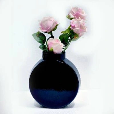 craftfry Glass Vase (16 inch, Multicolor)