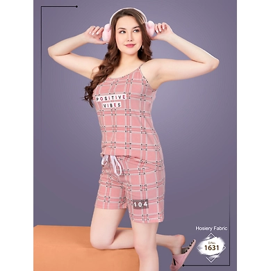 Printed Shorts Set-1631