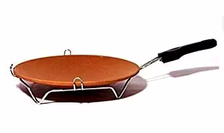 Clay tawa with handle