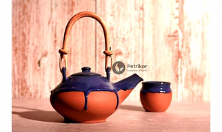 Blue Kettle Kullad Set