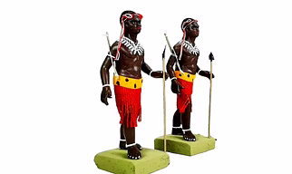 Krishnanagar Handicraft Clay Dolls in Pair