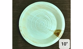 Arecaleaf Round Disposable Plate