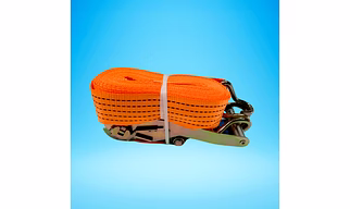 Ratchet Tie Down Strap with Double J Hooks