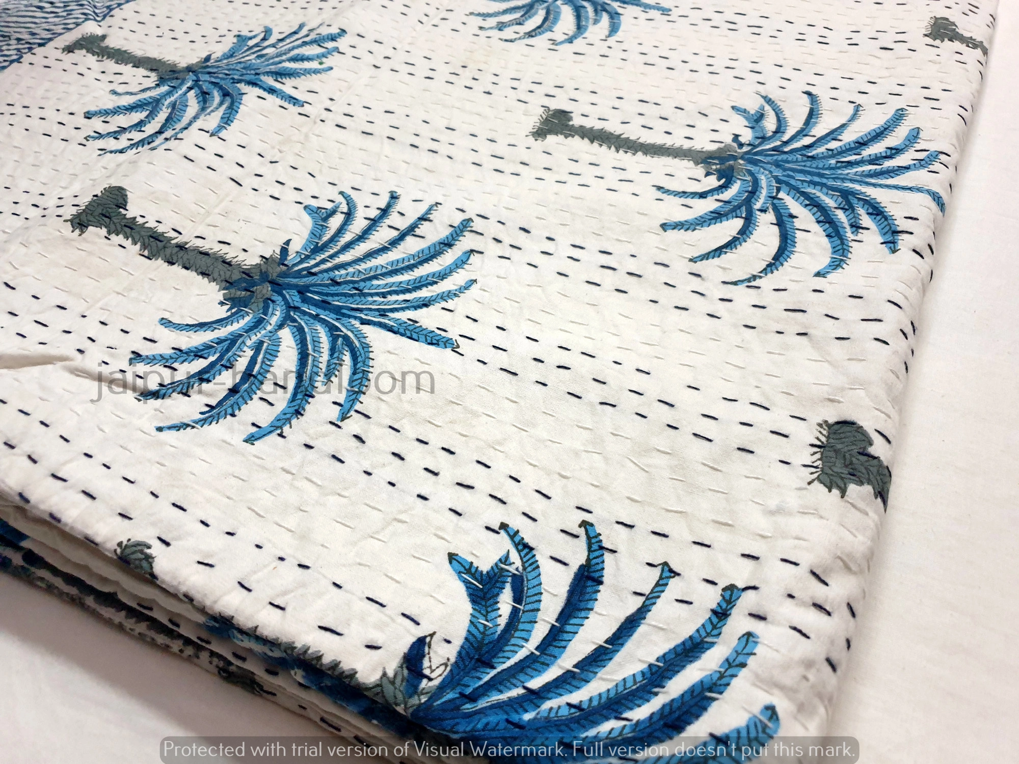 HANDMADE KANTHA QUILTS-TWIN(60X90)-2