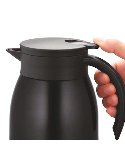 Borosil 500ML - Stainless Steel - Vacuum Insulated Teapot Flask, Black-4