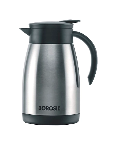 Borosil 750ML - Stainless Steel - Vacuum Insulated Teapot Flask, Silver-STBSKKUA106