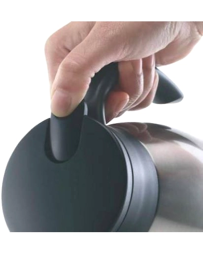 Borosil 1.0 L - Stainless Steel - Vacuum Insulated Teapot Flask, Black-Stainless Steel-1.0 L-2