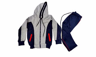 Boys Grey Navy Blue Tracksuits