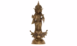 Handcrafted Decorative Dokra Laxmi 12 inch