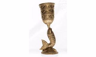 Handcrafted Decorative Dokra Fish Candle Stand
