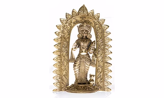 Handcrafted Decorative Dokra Laxmi Chalchitro