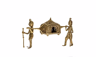 Handcrafted Decorative Dokra Palki Small