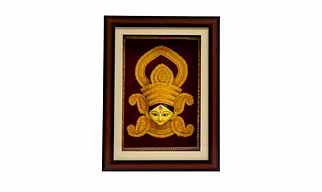 Handcrafted Decorative Dhan Craft DURGA FACE Big