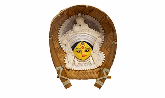 Handcrafted Decorative Shola Craft KULO DURGA SMALL