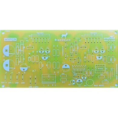 TDA7265 2.1 Amplifier board for Home theater system &amp; Car audio - PCB only-BBUCKPCB