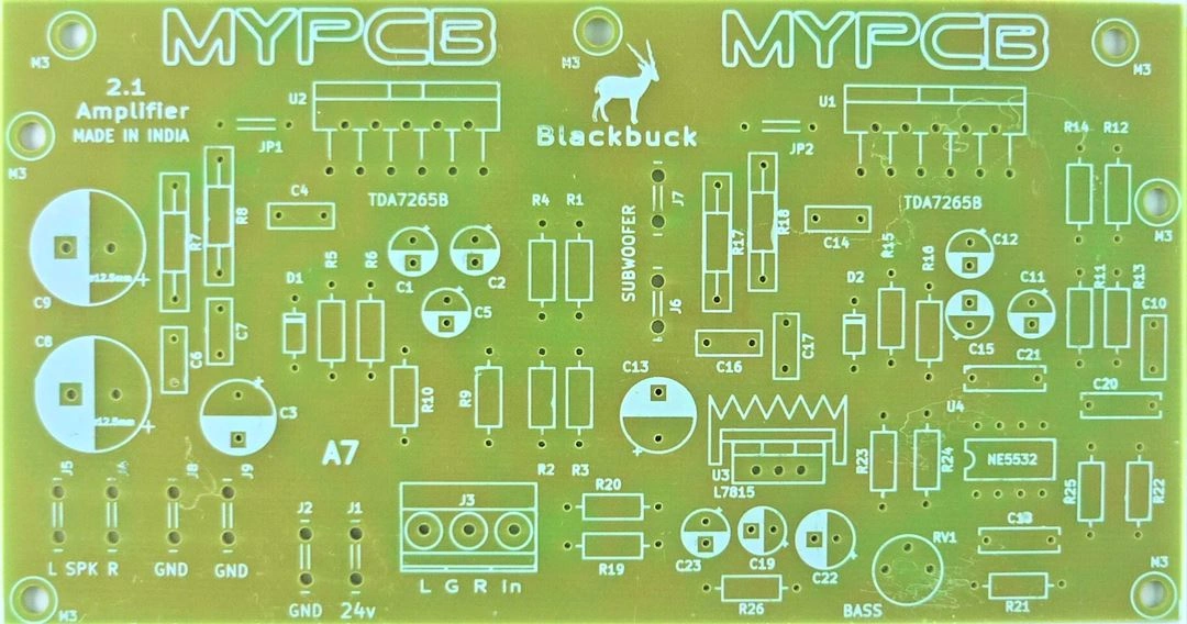 TDA7265 TDA7292 2.1 Amplifier board for Home theater system &amp; Car audio - PCB only-BBUCKPCB