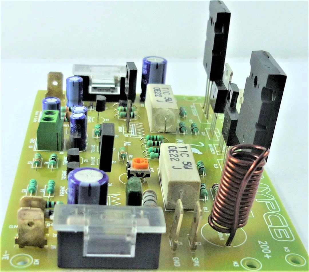 200 Watt Hifi Mono Amplifier Board using 2SC5200 2SA1943 Power transistors - Assembled Board-2