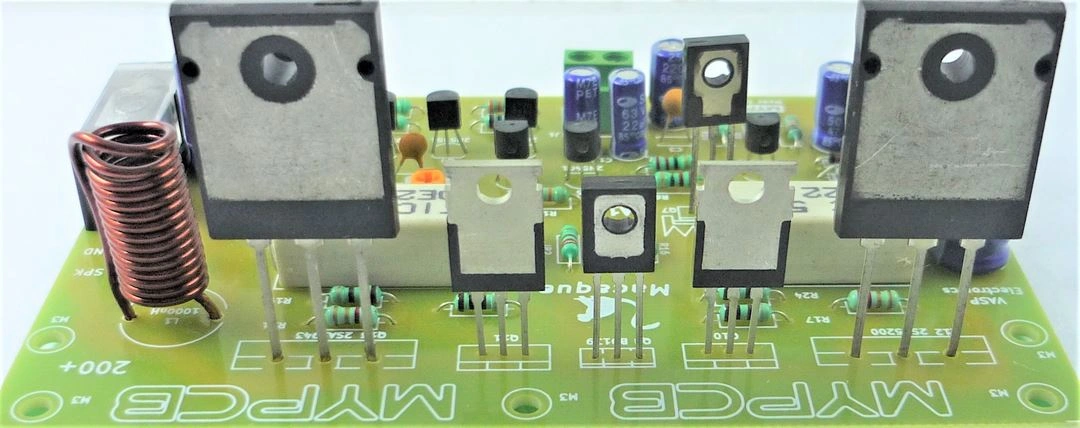 200 Watt Hifi Mono Amplifier Board using 2SC5200 2SA1943 Power transistors - Assembled Board-3