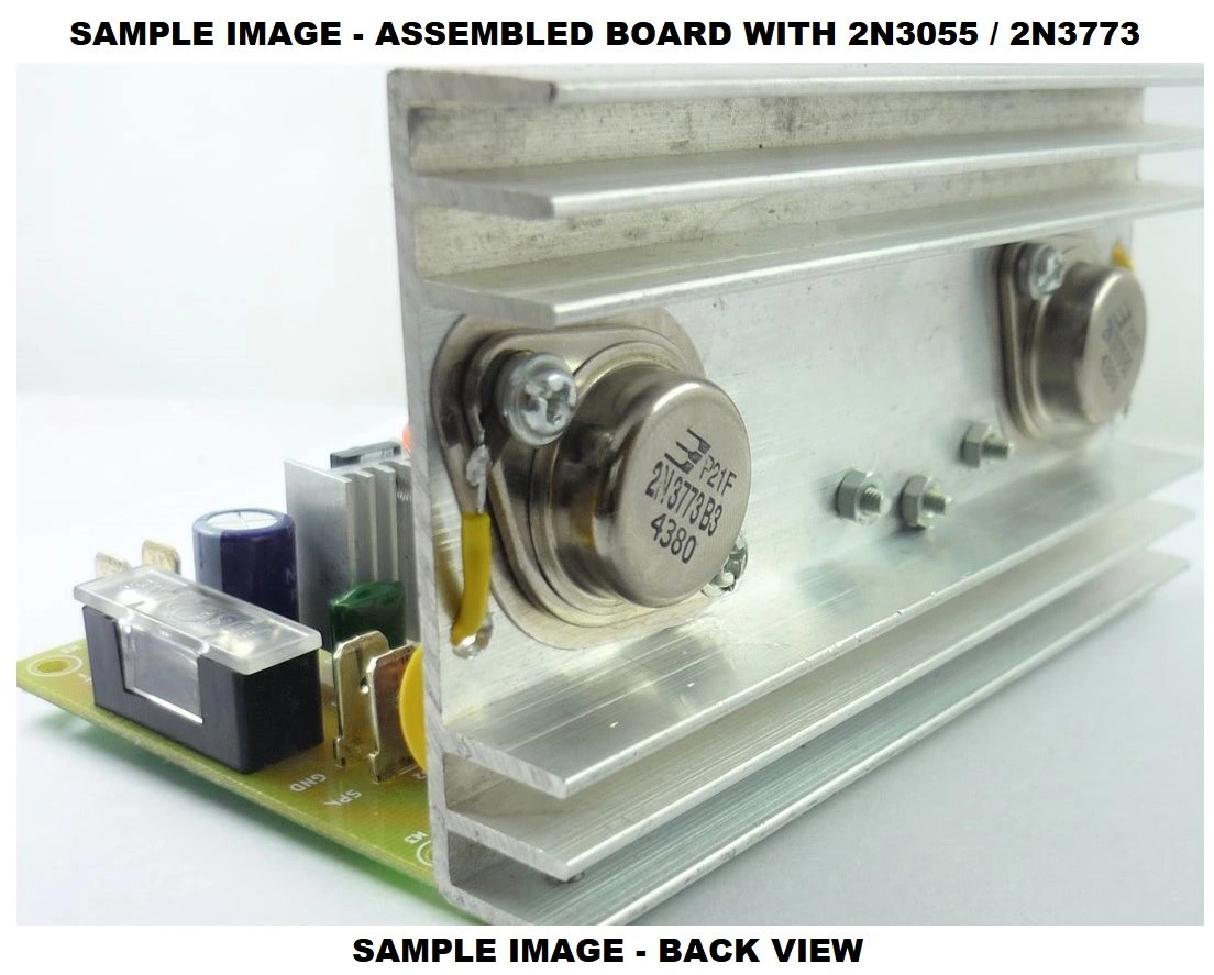 150 Watt Hifi Audio Amplifier Board using 2SC5200 / 2N3055 / 2N3773 NPN Power transistors - PCB Only-5