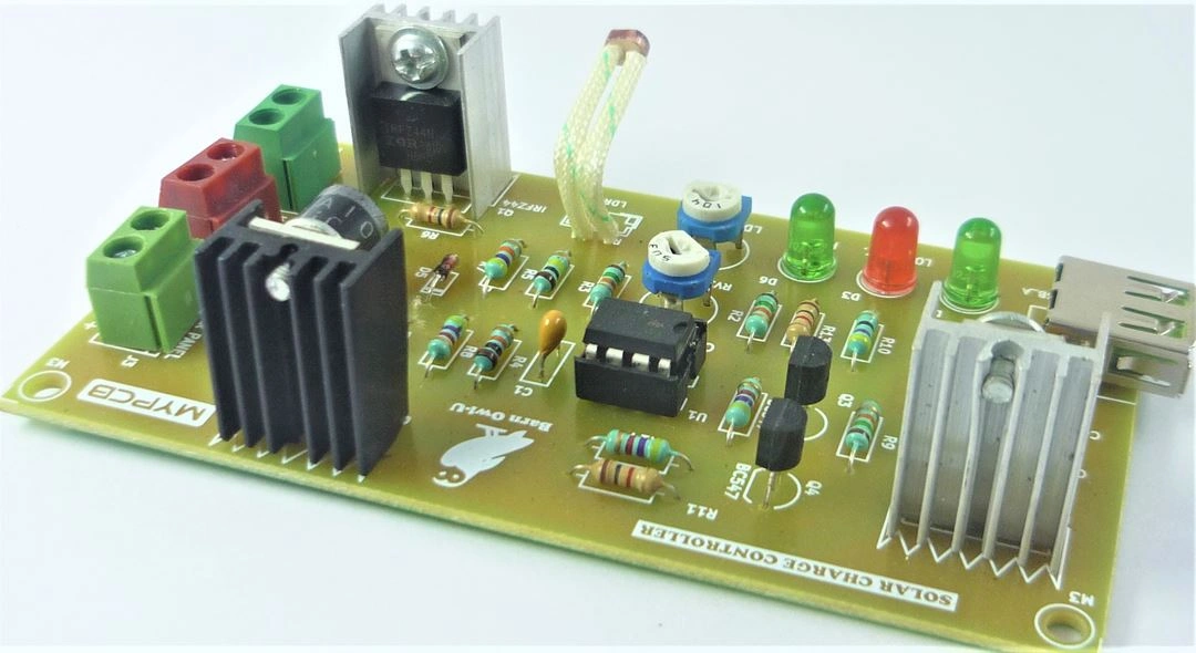 12 Volt 10 Ampere Solar Charge Controller / Charger with Dusk to Dawn Function for Street Lights  - Assembled Board-3