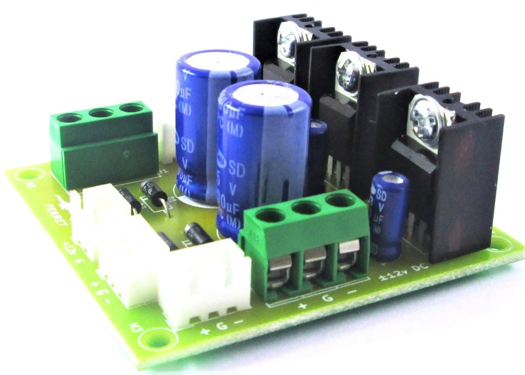 Compact +15v -15V +5v Regulated Low Noise Compact size Power Supply for Audio Applications - Assembled Board-3